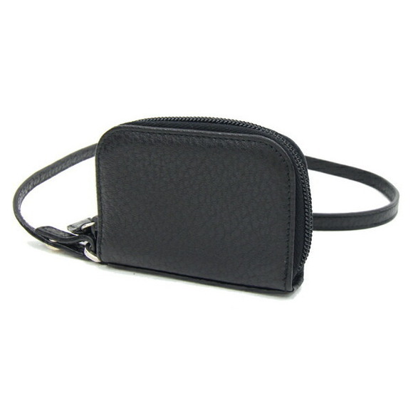 Prada Leather Coin Black Key Case - Picture 1 of 5